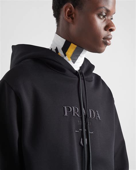 prada milano pull|Prada logo hoodie.